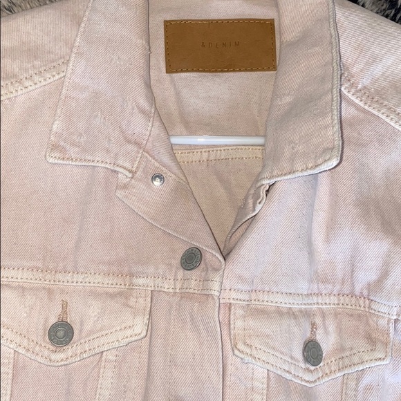 H&M Jackets & Coats Blush Denim Jacket Poshmark